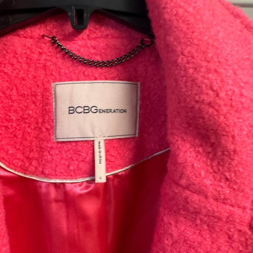 Bcbgeneration Bright Pink Coat - image 3